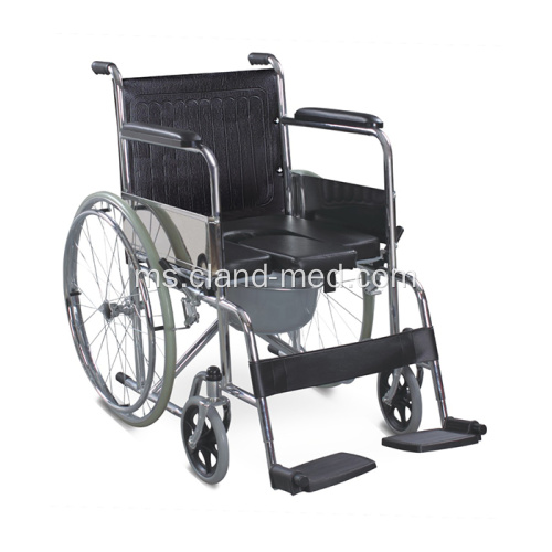 Pemandian Commode Folding Medical Chair Dengan Wheels